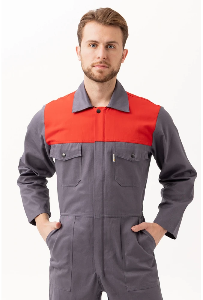 CARİCA YAZLIK TULUM GRİ-KIRMIZI