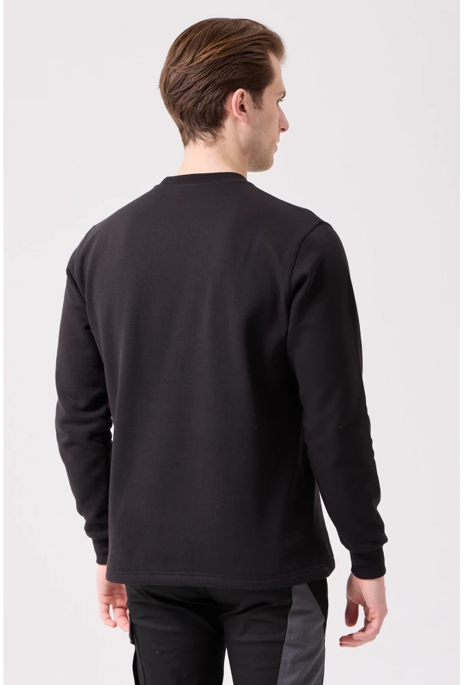 Galanthus Basic Sweatshirt - Uzun Kollu, Pamuklu, Rahat Kesim, Günlük ve İş Kullanımı İçin