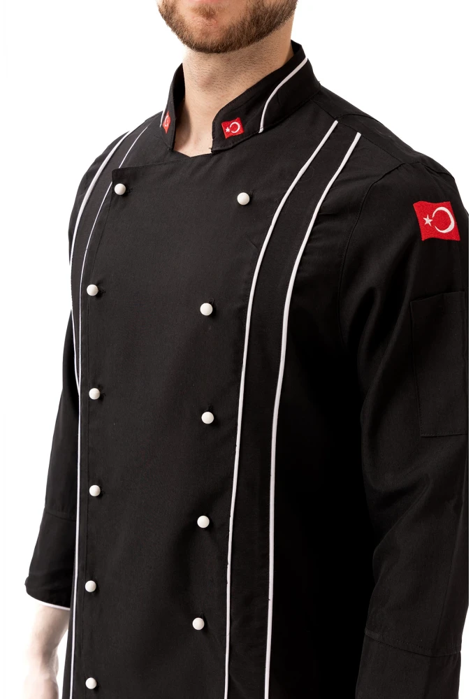 Hispanica Şef Aşçı Ceketi - Profesyonel, Nefes Alabilir, Şık ve Dayanıklı Mutfak Ceketi