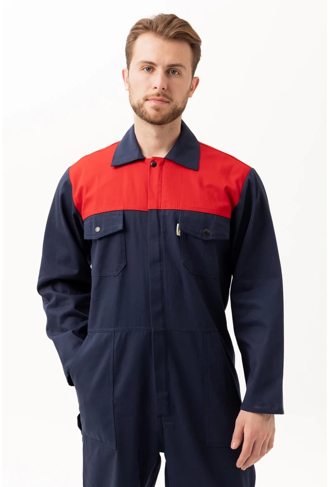 CARİCA YAZLIK TULUM LACİVERT-KIRMIZI