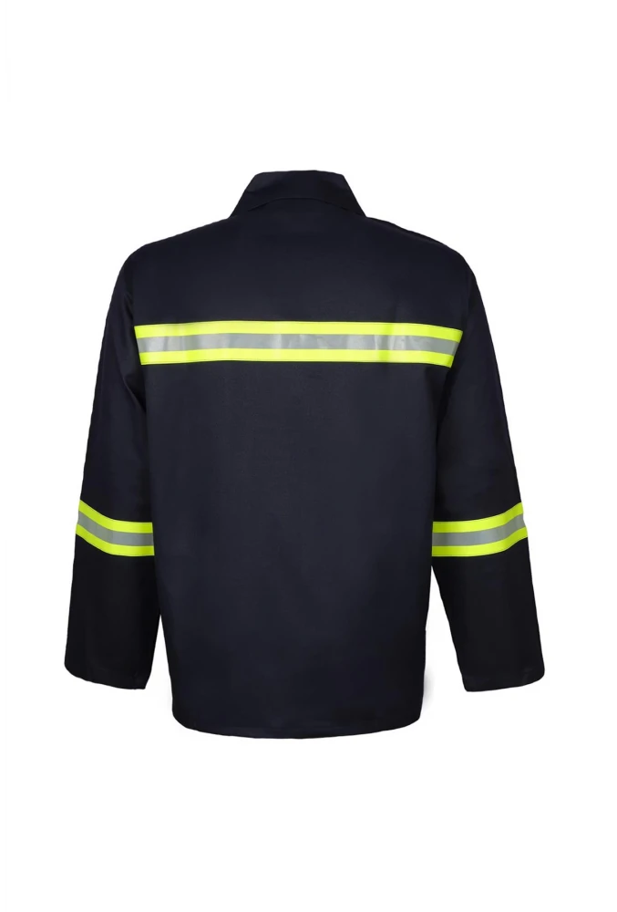 Projacket Alev Almaz Yangın Koruma İş Güvenlik Takımı SMY-10031 Yüksek Koruma