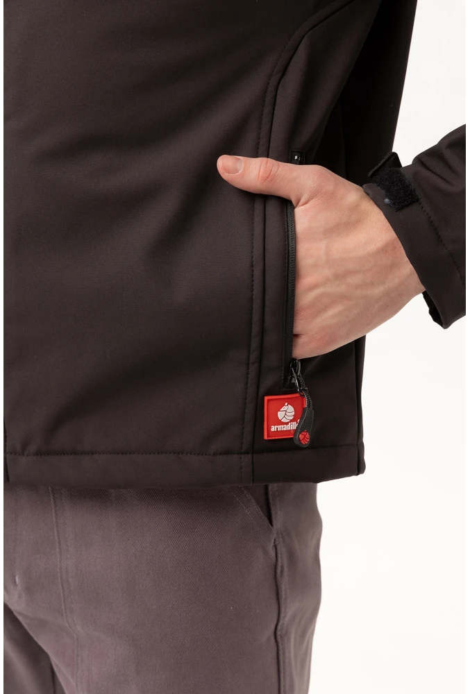 Salina Mont Erkek Su İtici Rüzgar Geçirmez Softshell Kışlık Outdoor Mont