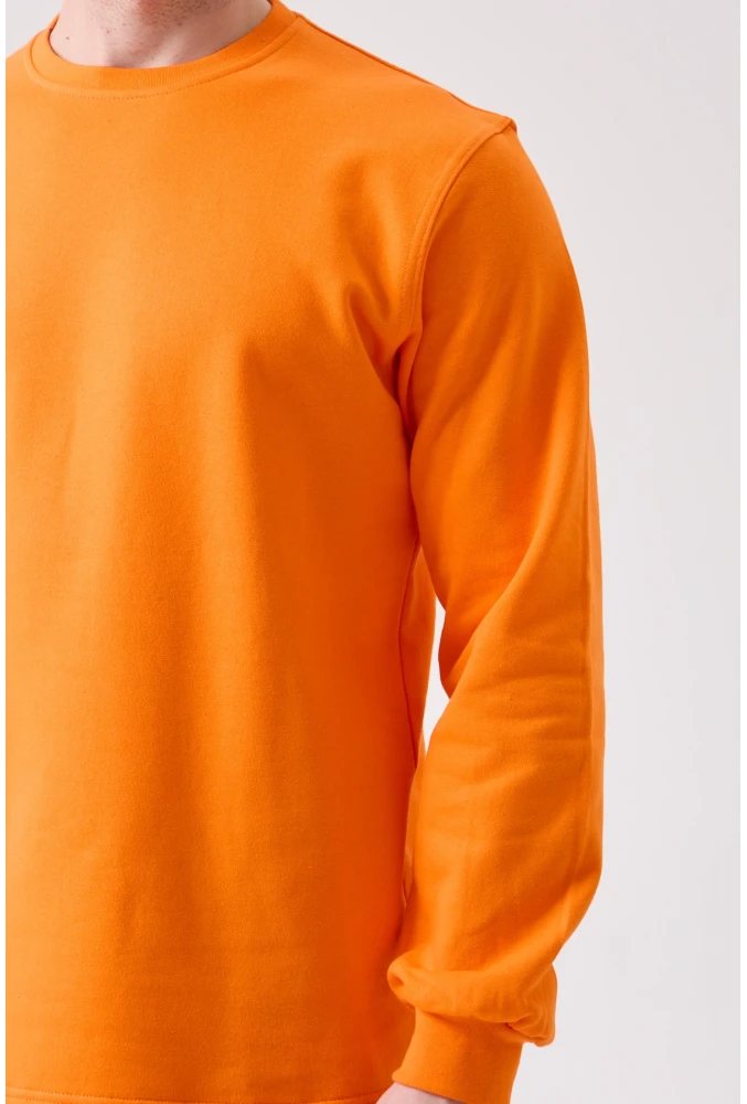 Galanthus Basic Sweatshirt - Uzun Kollu, Pamuklu, Rahat Kesim, Günlük ve İş Kullanımı İçin