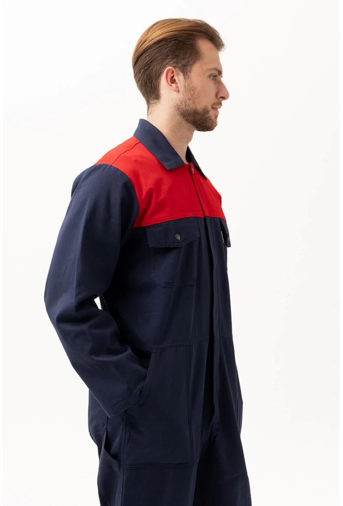 CARİCA YAZLIK TULUM LACİVERT-KIRMIZI