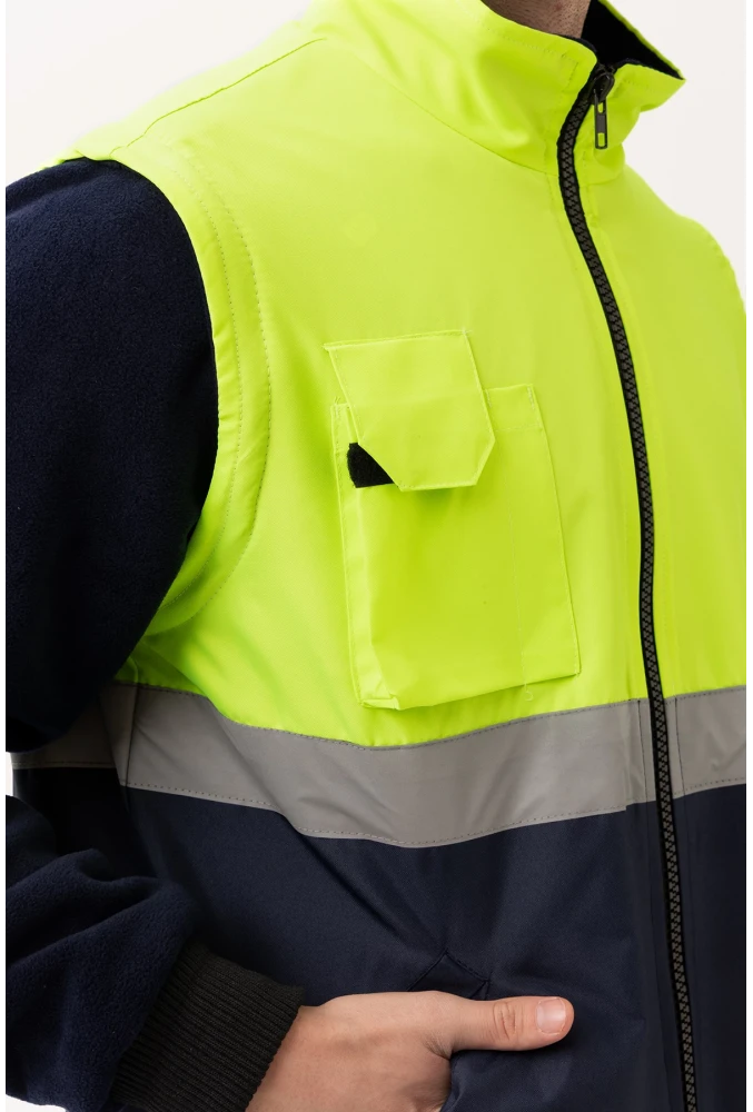 Pendula Mont - Soğuk Havalara Uygun Reflektörlü İşçi Montu – Yüksek Görünürlük