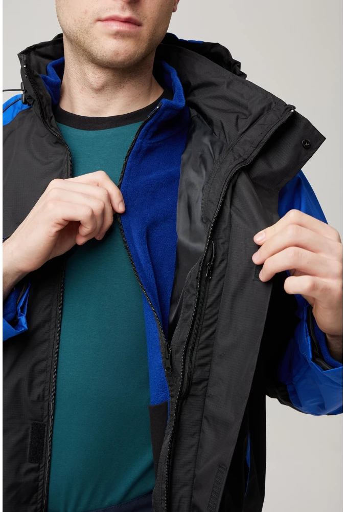 Gallium 3N1 Outdoor Parka - Su ve Rüzgar Geçirmez, Çıkarılabilir İç Astar, Çok Fonksiyonlu Mont