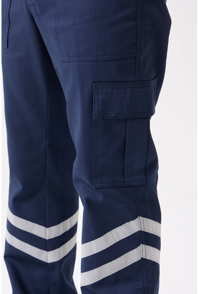 Royal Yazlık Reflektörlü İş Güvenlik Pantolonu 4 Cepli Hafif ve Dayanıklı