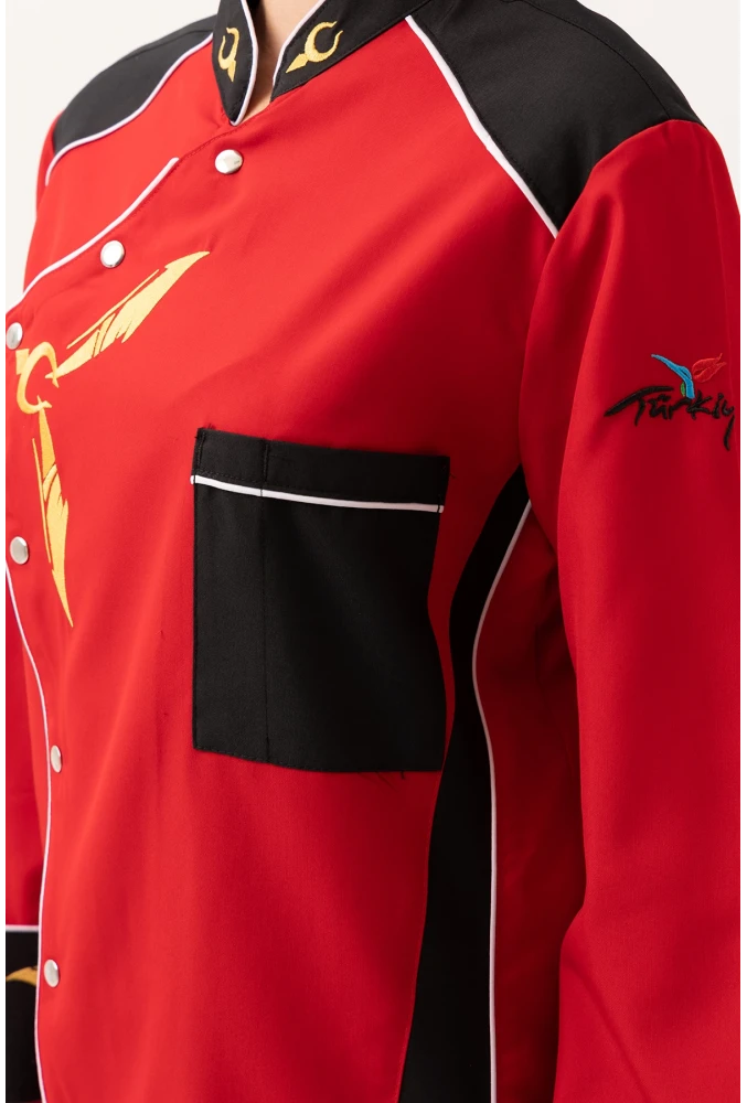 Crenata Şef Aşçı Ceketi - Şık ve Dayanıklı, Nefes Alabilir, Profesyonel Mutfak Kullanımı İçin