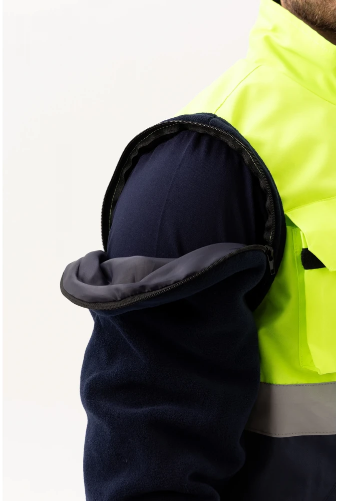 Pendula Mont - Soğuk Havalara Uygun Reflektörlü İşçi Montu – Yüksek Görünürlük