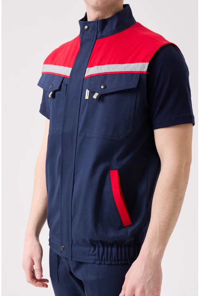 Royal Yazlık İş Yeleği - Hafif, Nefes Alabilir, Reflektörlü ve Çok Cepli