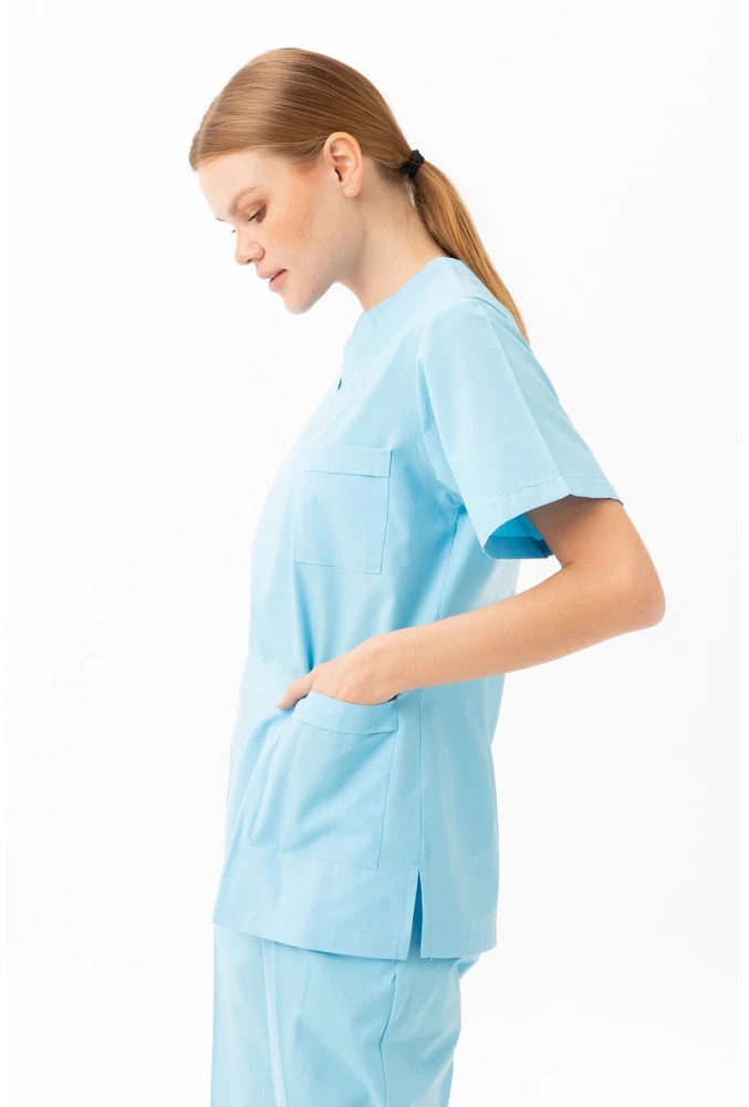 Santolina V Yaka Üniforma - Doktor, Hemşire, Sağlık Çalışanları İçin Rahat ve Dayanıklı Scrubs