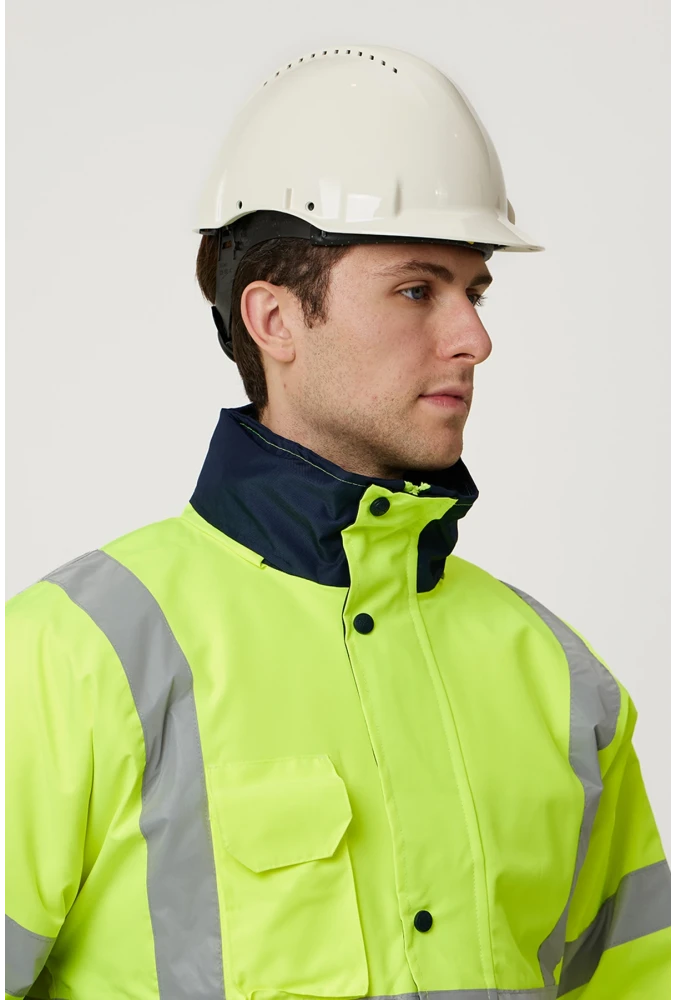 Linum Reflektörlü İş Güvenliği Parkası - Su ve Rüzgar Geçirmez, Yüksek Görünürlüklü Kışlık Mont