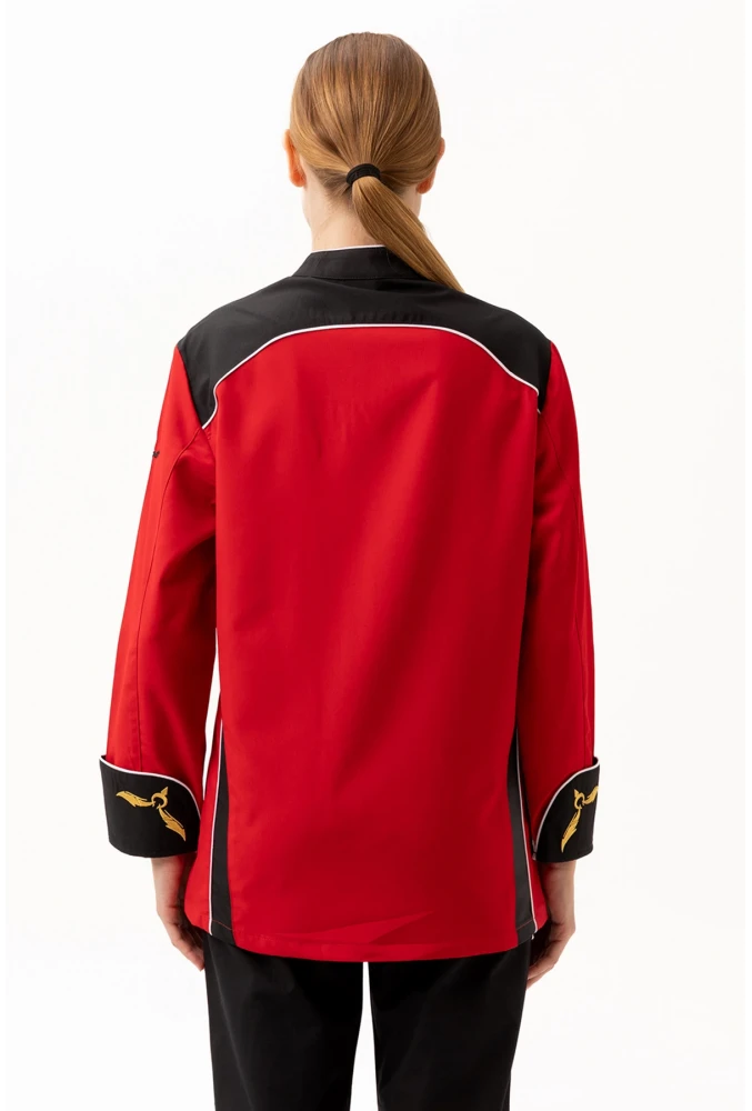 Crenata Şef Aşçı Ceketi - Şık ve Dayanıklı, Nefes Alabilir, Profesyonel Mutfak Kullanımı İçin