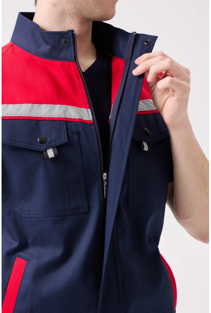 Royal Yazlık İş Yeleği - Hafif, Nefes Alabilir, Reflektörlü ve Çok Cepli