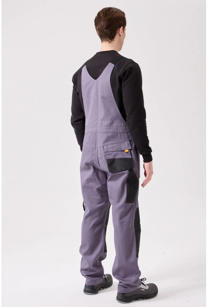 Baccata Bahçıvan Tulum Erkek İş Güvenliği Kot Salopet Dayanıklı Denim Tulum Çok Cepli