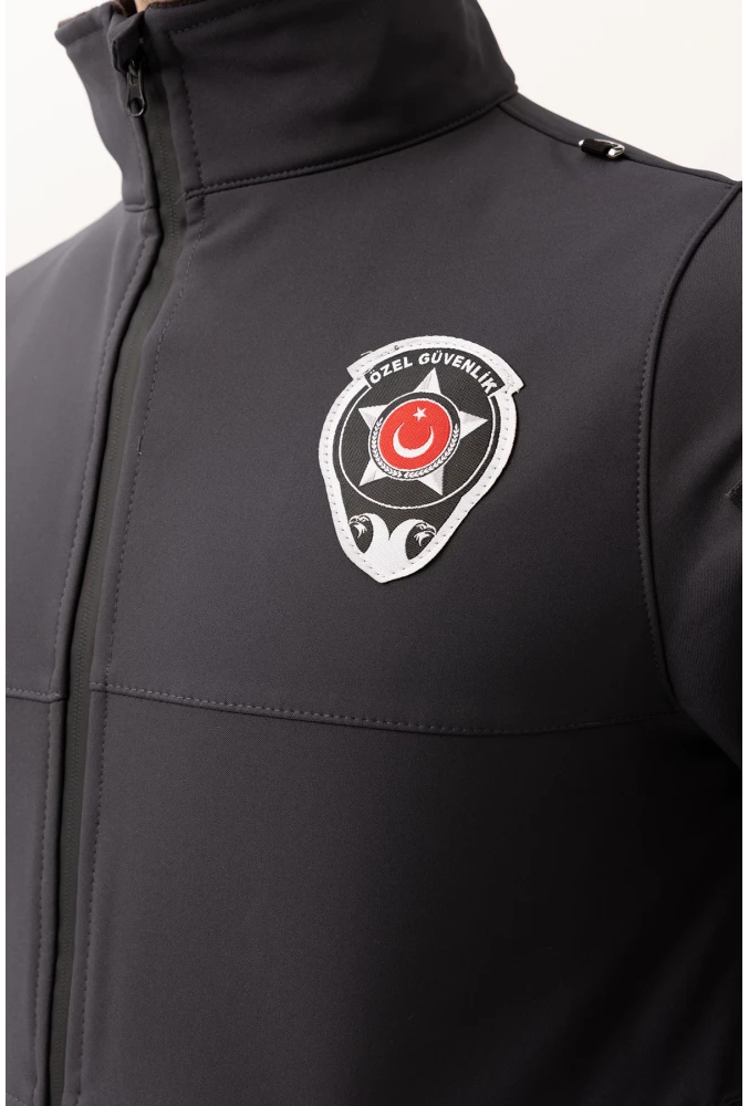 Güvenlik Kıyafetleri KM-Softshell Mont Su ve Rüzgar Geçirmez, Nefes Alabilen Özel Güvenlik Montu