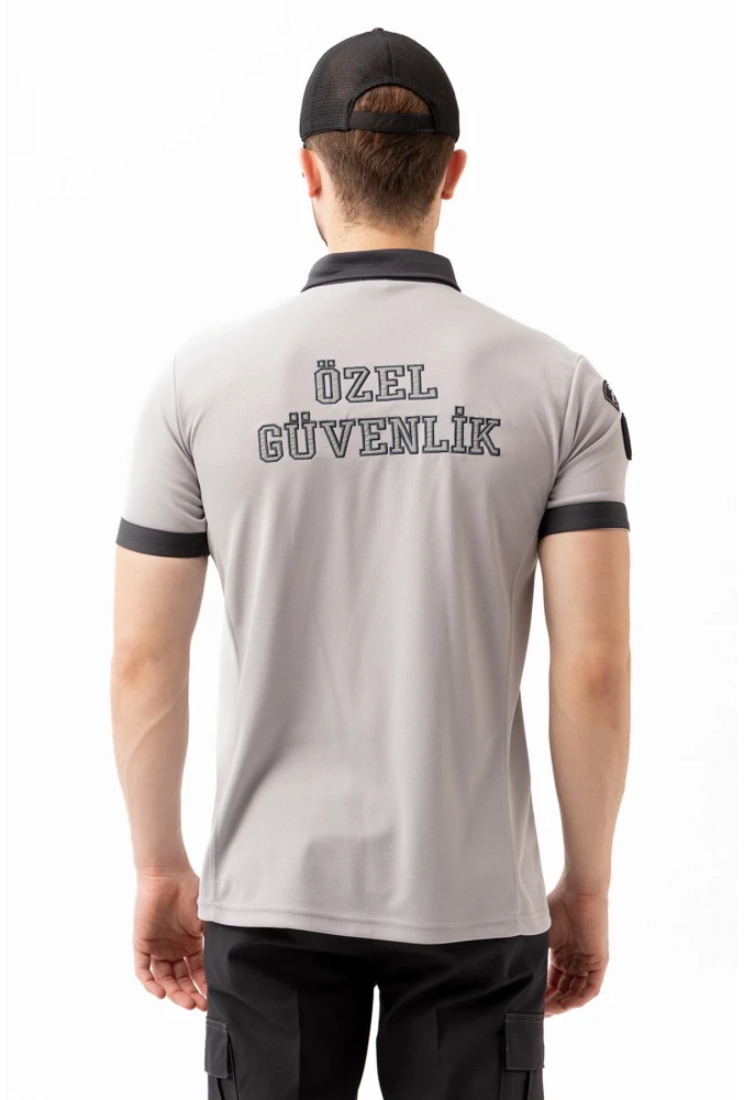 Özel Güvenlik Kısa Kollu Polo Tişört Armalı Profesyonel ve Şık Tasarım