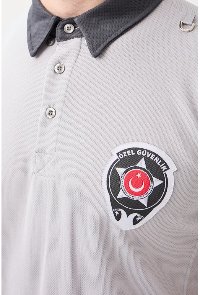 Özel Güvenlik Kısa Kollu Polo Tişört Armalı Profesyonel ve Şık Tasarım