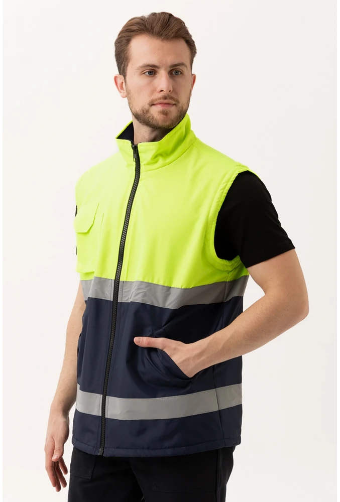 Pendula Mont - Soğuk Havalara Uygun Reflektörlü İşçi Montu – Yüksek Görünürlük