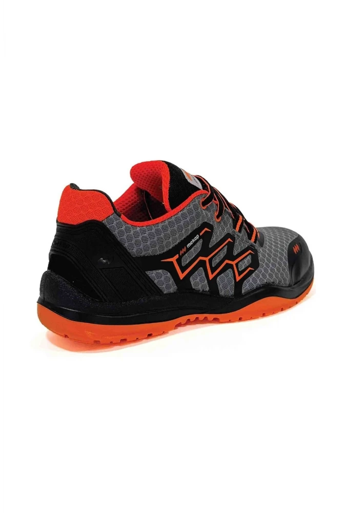 Mekap FRESH RMK 91 Hafif Fileli Delikli İş Ayakkabısı Siyah Gri S1