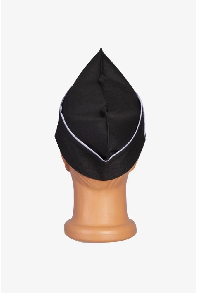 LİBANİ AŞÇI KEPİ BEYAZ-SAXMAVİ