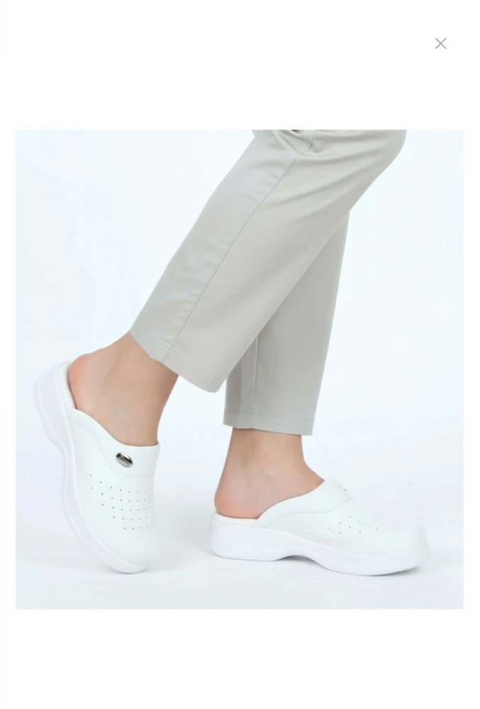 Terlik: Magiacomfort MG-3001 YARIM DEL.YAKASIZ SABO BEYAZ