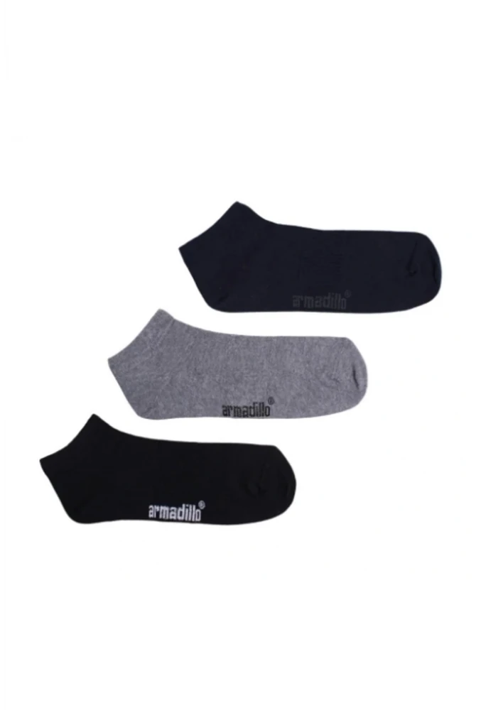 Çorap: Armadillo Premium Bambu Çorap Kısa-Patik GRİ-LACİVERT-SİYAH