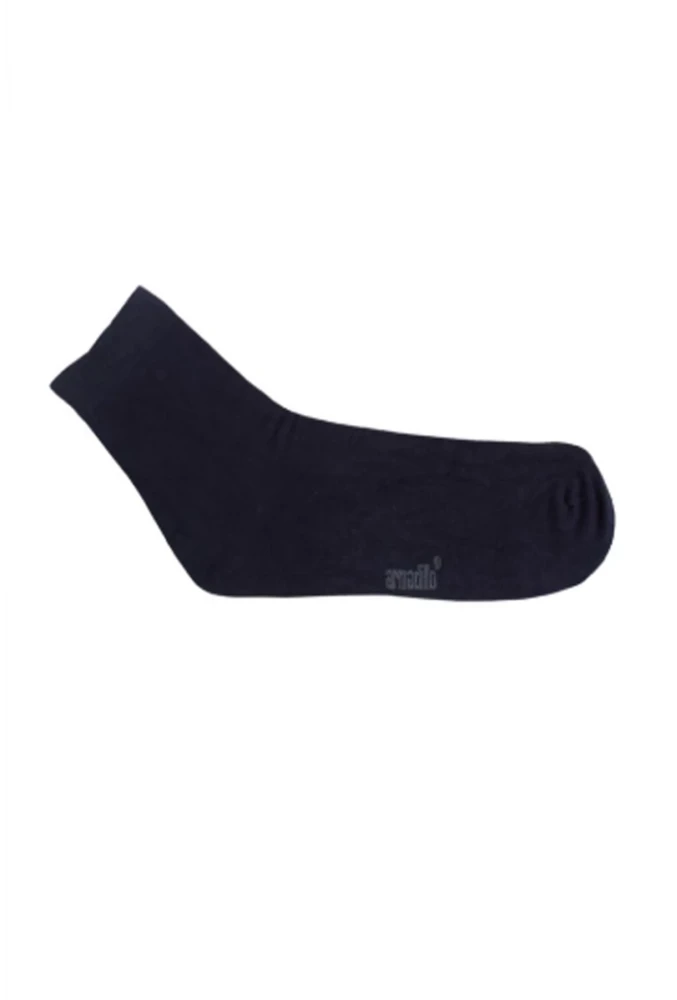 Çorap: Armadillo Premium Bambu -Yarım Konç GRİ-LACİVERT-SİYAH