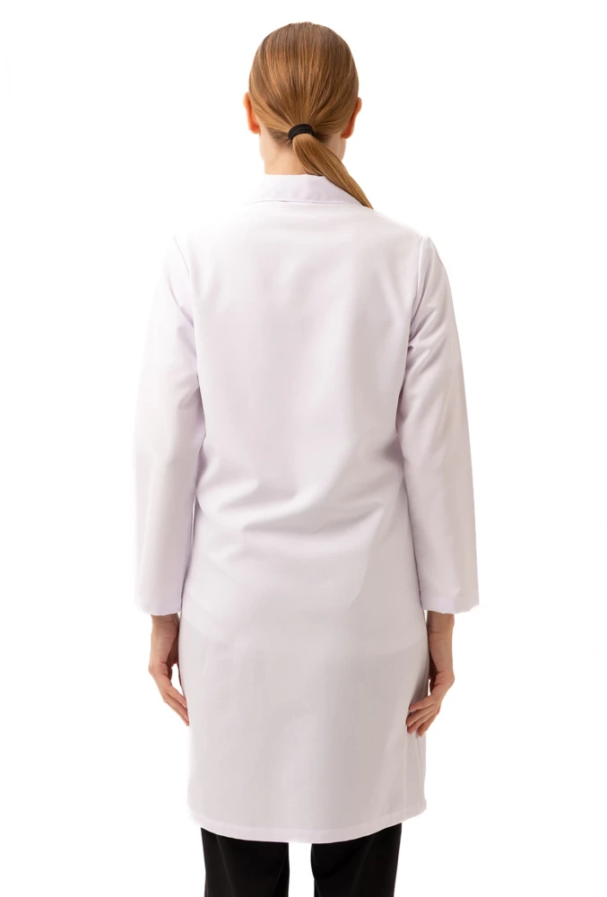 Cordata Kadın Beyaz Doktor Hemşire Laboratuvar Önlüğü Şık Dayanıklı ve Konforlu