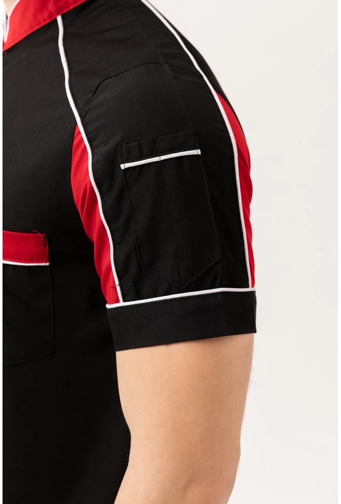 Evereste Kısa Kollu Şef Aşçı Ceketi - Nefes Alabilir, Hafif ve Şık Tasarım