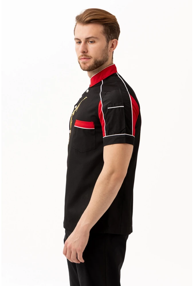 Evereste Kısa Kollu Şef Aşçı Ceketi - Nefes Alabilir, Hafif ve Şık Tasarım