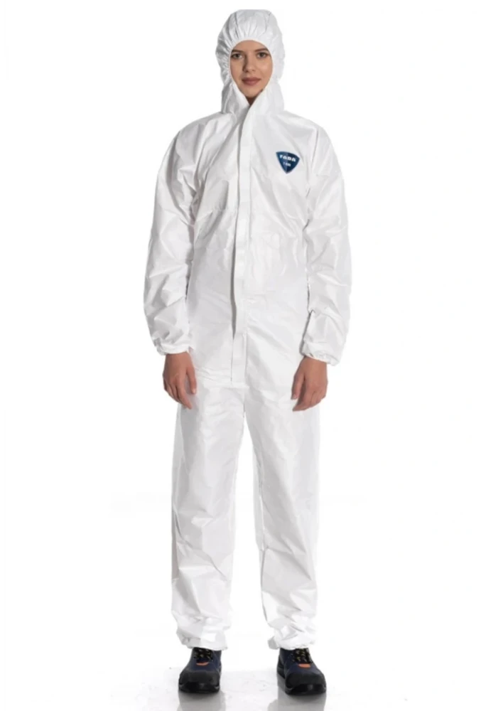 Faba T-530 Tip 5 6B Koruyucu Tulum Antistatik Nefes Alabilir Tek Kullanımlık Tulum