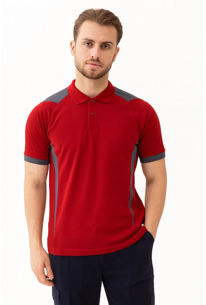 Flora Polo Col Rond T-Shirt - Respirant, Élegant et Confortable, pour Usage Quotidien et Professionnel