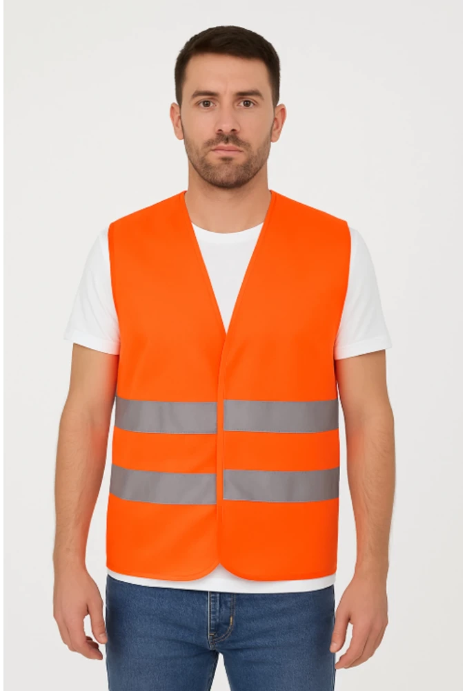 GALANTHUS HI-VIS YELEK Fosforlu Reflektörlü Güvenlik Yeleği İş Güvenliği