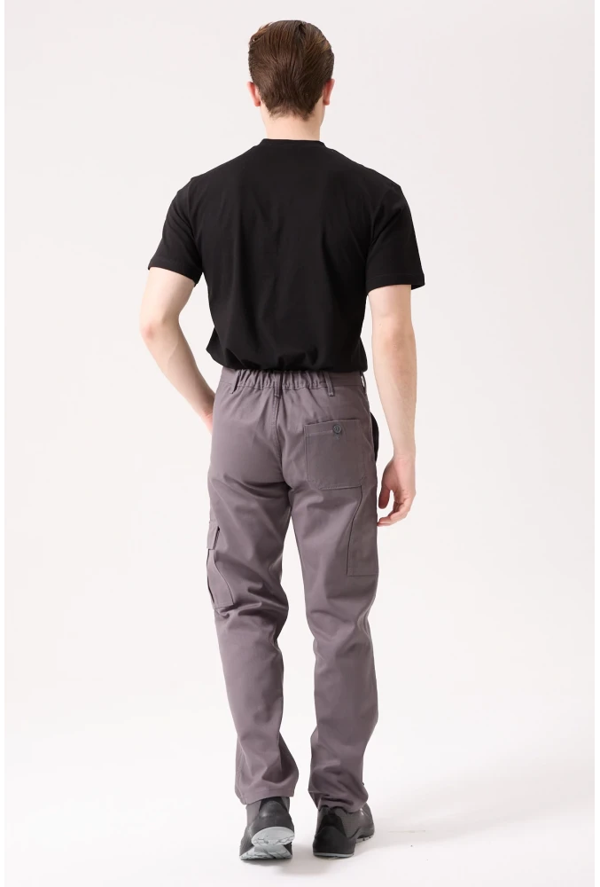 GALANTHUS TECHNİC PANTOLON Erkek Gri Kargo Cepli Rahat Kalıp Dayanıklı İş Pantolonu