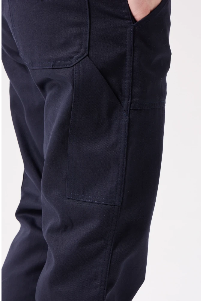 GALANTHUS TECHNİC PANTOLON Herren Dunkelblau Cargo Taschen Bequeme Passform Haltbare Arbeitshose