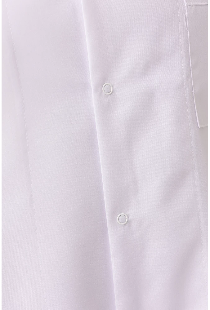 Hedera Erkek Önlük Beyaz Renk Düğmeli Uzun Kollu Temiz Görünümlü Profesyonel İş Önlüğü