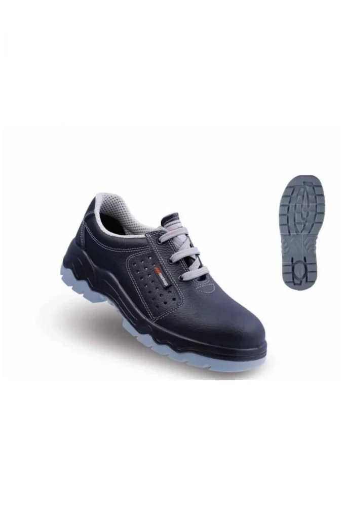 Mekap 030 Rolax S1 İş Ayakkabısı Deri, Çelik Burunlu, Siyah