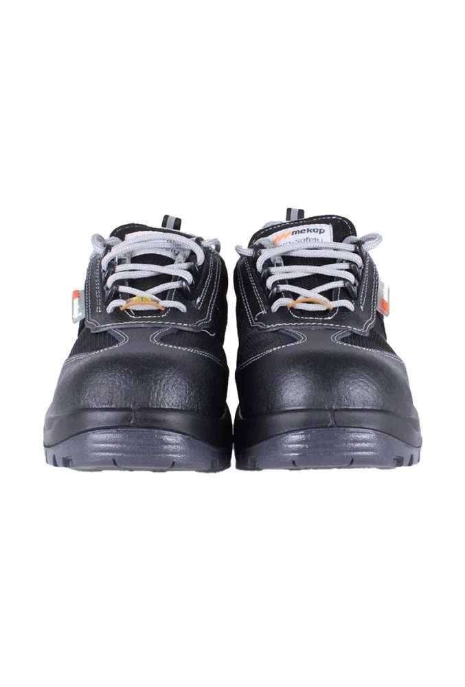 Mekap 232 Rolax S1 Yalıtkan Siyah Siyah Kaymaz Tabanlı Nefes Alabilir Hafif İş Ayakkabısı
