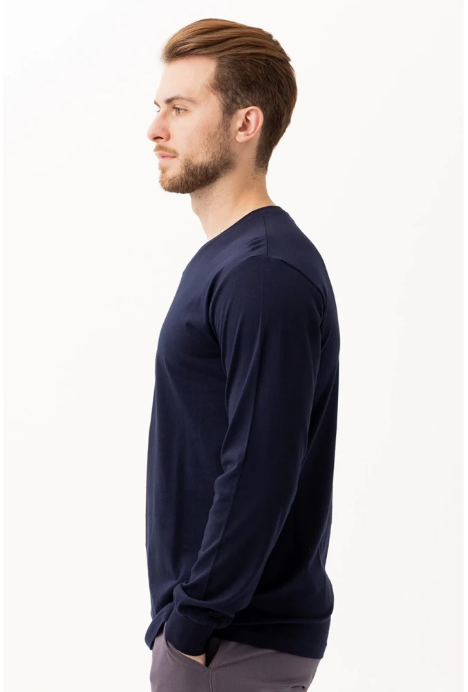 Padus V Yaka Uzun Kollu T-Shirt - Rahat Kesim, Günlük ve İş Kullanımı İçin