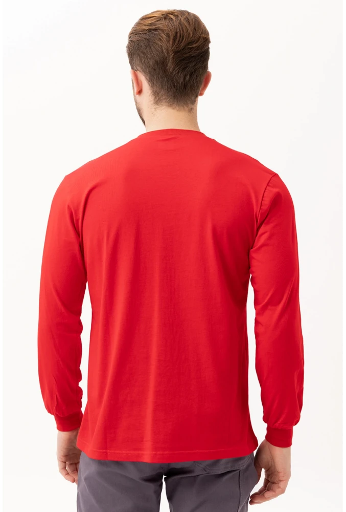 Padus V Yaka Uzun Kollu T-Shirt - Rahat Kesim, Günlük ve İş Kullanımı İçin