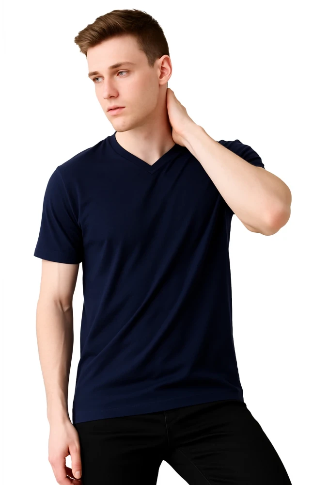 SAFE@WORK V Yaka Kısa Kol İş Tişörtü – Rahat, Nefes Alabilir ve Çok Renk Seçeneği