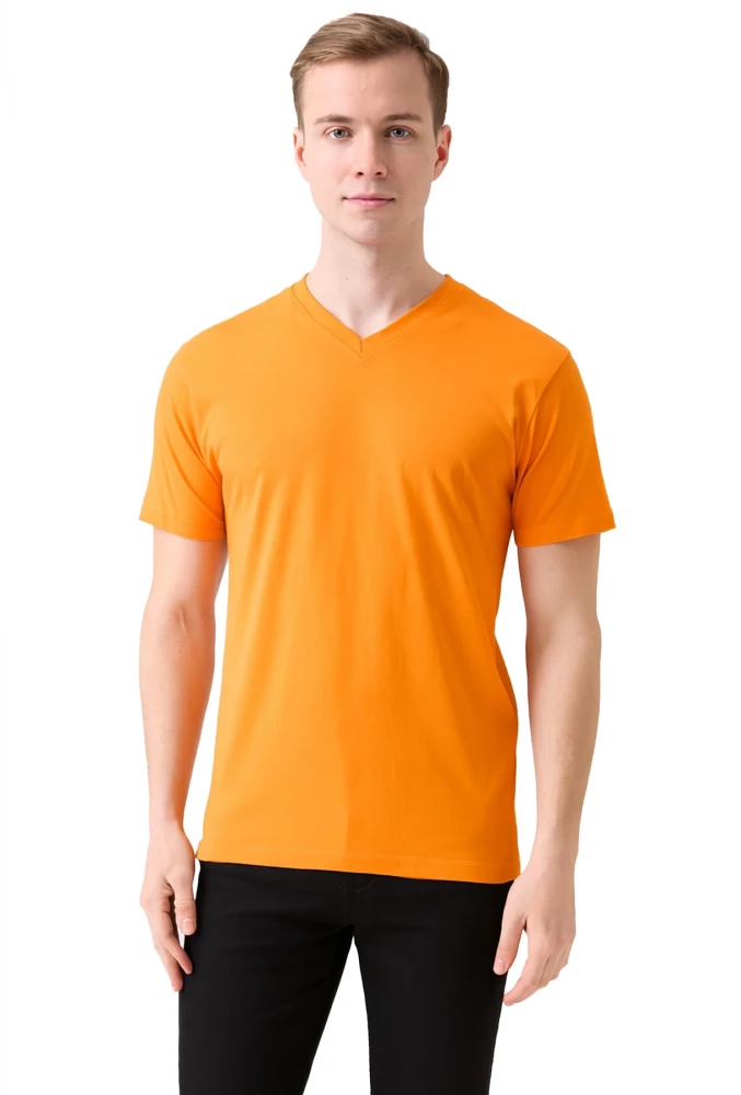 SAFE@WORK V Yaka Kısa Kol İş Tişörtü – Rahat, Nefes Alabilir ve Çok Renk Seçeneği