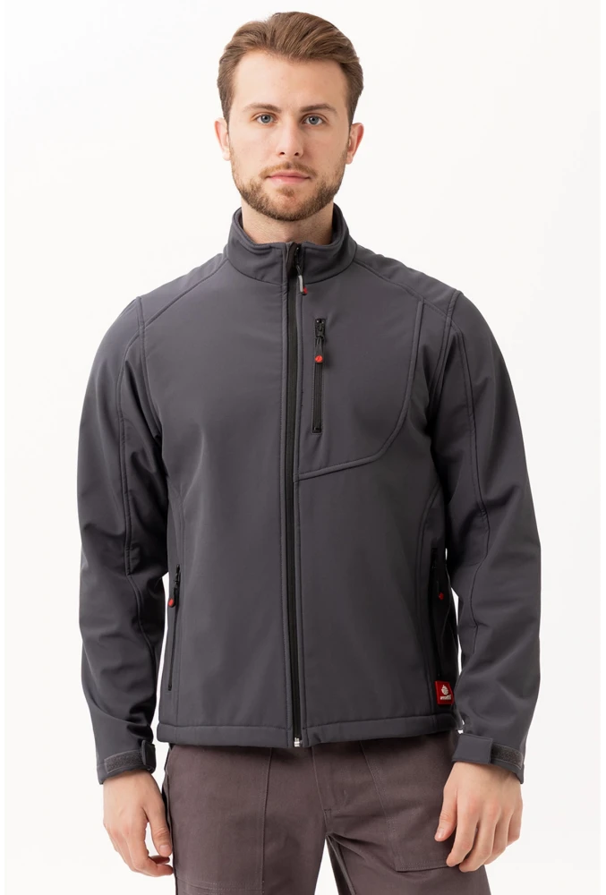Salina Mont Erkek Su İtici Rüzgar Geçirmez Softshell Kışlık Outdoor Mont