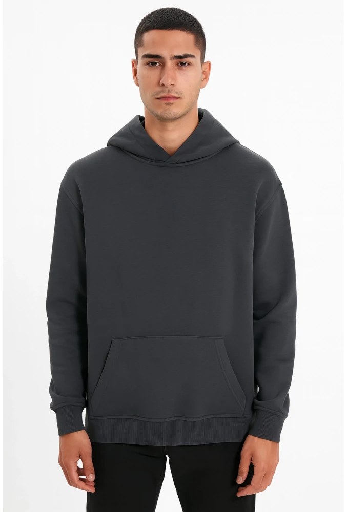 SANFORDS KORDONSUZ HOODIE – Erkek Kapüşonlu Sweatshirt