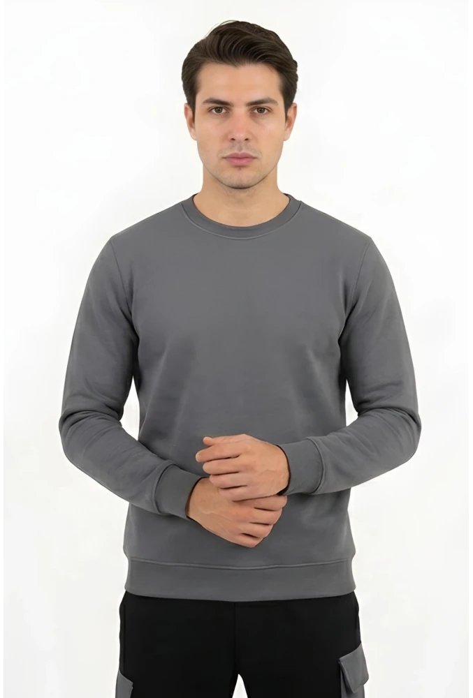 SANFORDS O YAKA SWEATSHIRT FÜME