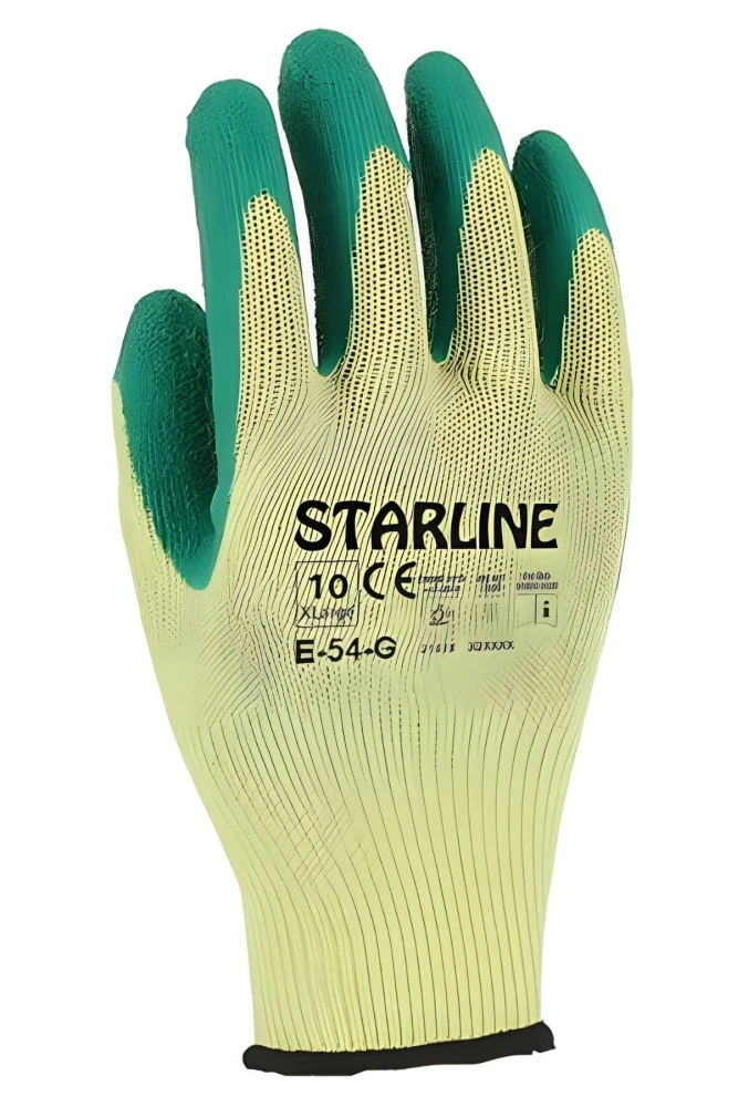 Starline E-54-G Lateks Eldiven YEŞİL