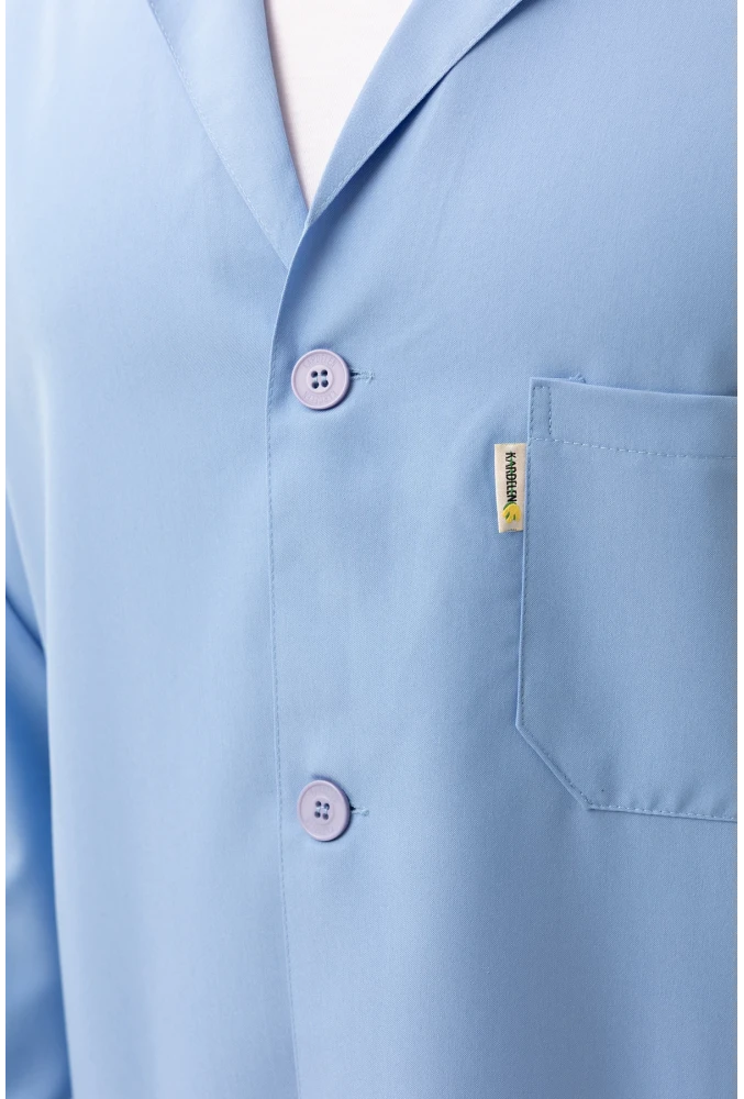 Vanessa Erkek Önlük Klasik Yaka Uzun Kollu Dayanıklı ve Rahat İş Önlüğü