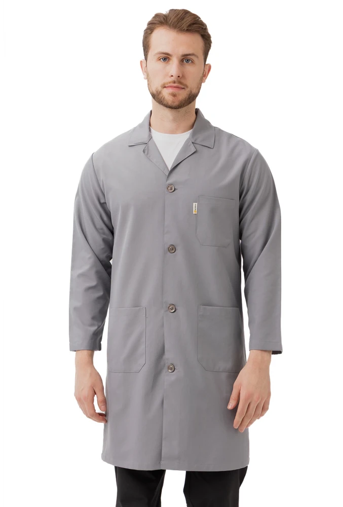 Vanessa Erkek Önlük Klasik Yaka Uzun Kollu Dayanıklı ve Rahat İş Önlüğü