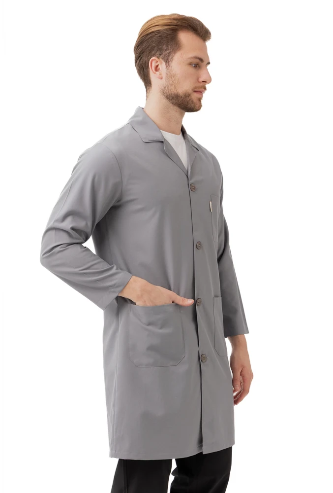 Vanessa Erkek Önlük Klasik Yaka Uzun Kollu Dayanıklı ve Rahat İş Önlüğü